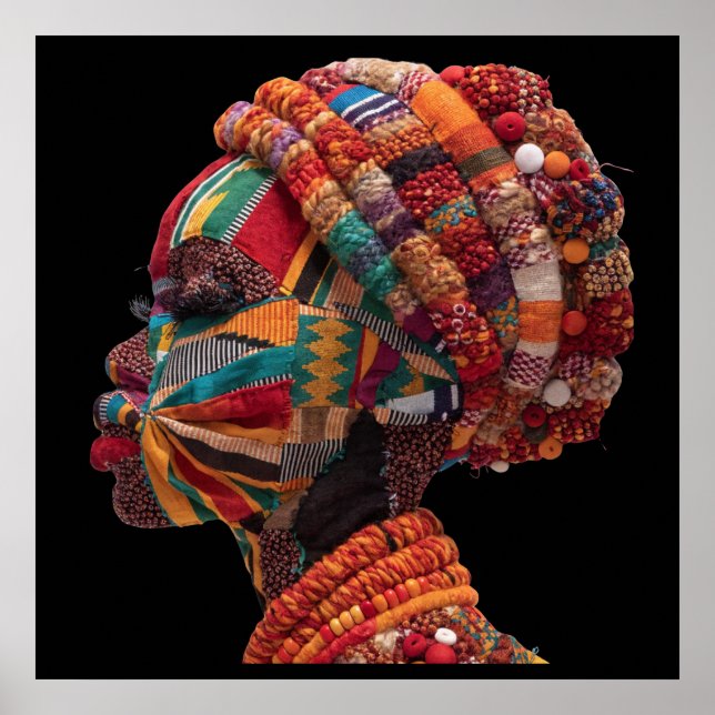 Celebrating Colorful Black Women Poster (Front)