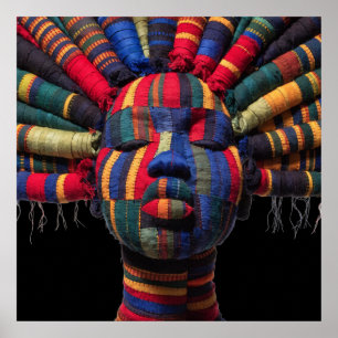 Celebrating Colorful Black Women Poster