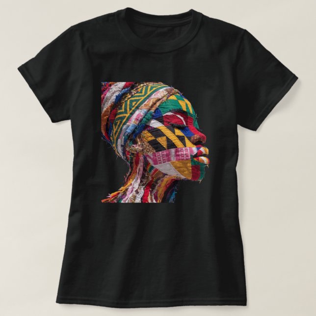 Celebrating Colorful Black Women T-Shirt (Design Front)