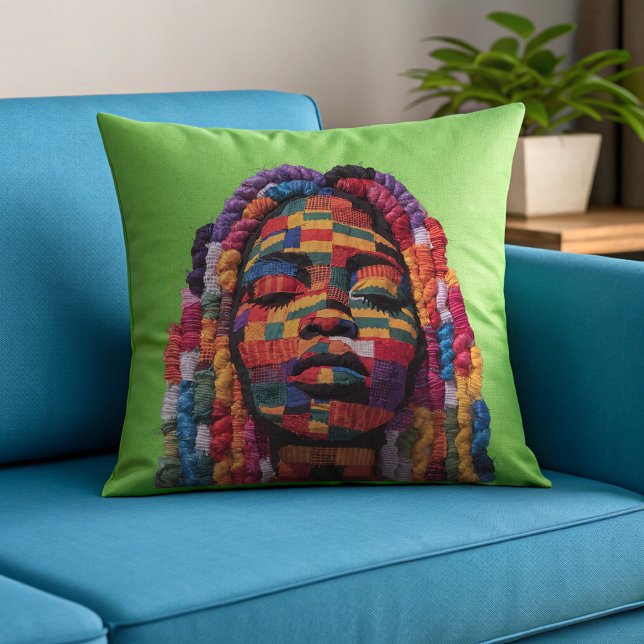 Celebrating Colorful Black Women Throw Pillow (Creator Uploaded)