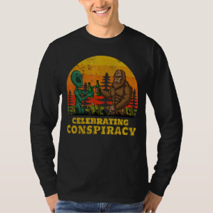 Celebrating Conspiracy - Alien Hunting Bigfoot Sas T-Shirt