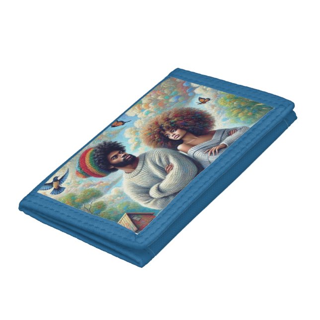 Celebrating Culture: Afrocentric Art Collection" Trifold Wallet (Bottom)