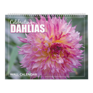 Celebrating Dahlia Flowers Wall Calendar
