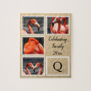 CELEBRATING FAMILY Photo Customizable Keepsake Jigsaw Puzzle
