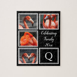 CELEBRATING FAMILY Photo Customizable Keepsake Jigsaw Puzzle