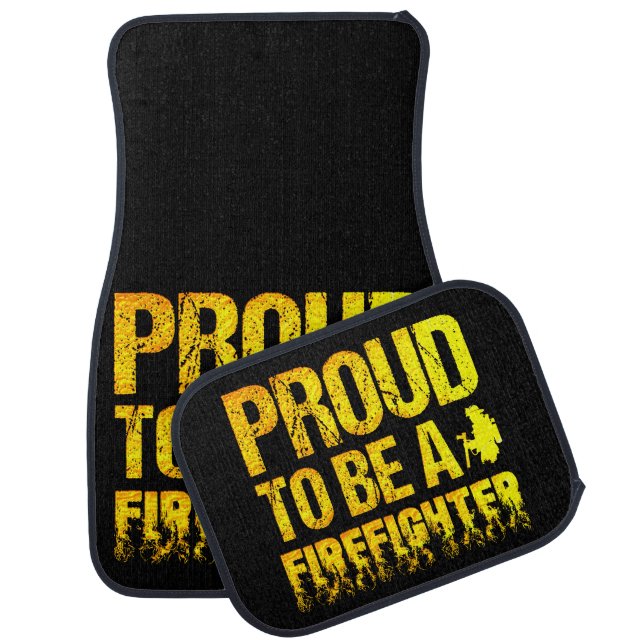 Celebrating Firefighter Pride & Bravery Car Floor Mat (Set)