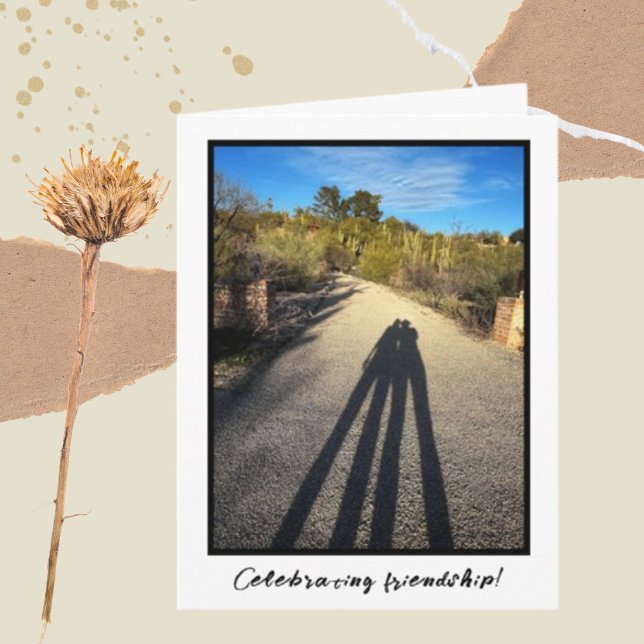 Celebrating Friendship-Shadow Friends Blank Card (Creator Uploaded)
