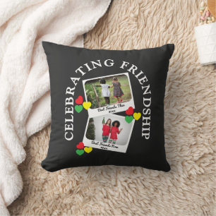 CELEBRATING FRIENDSHIP Two Instant Print Besties Throw Pillow