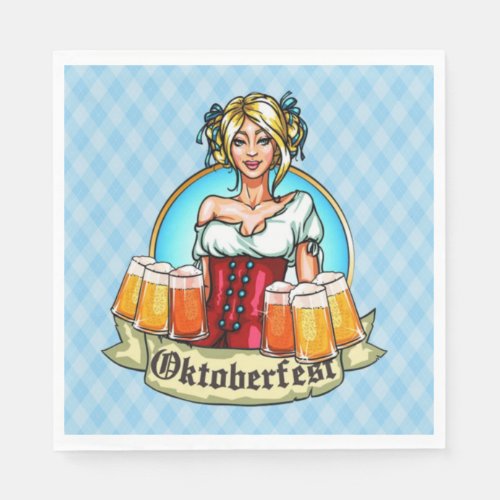 Celebrating German Beer Oktoberfest Napkins