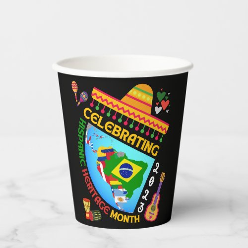 Celebrating HISPANIC HERITAGE MONTH Paper Cups