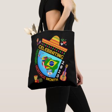 Celebrating HISPANIC HERITAGE MONTH Tote Bag Celebrating HISPANIC HERITAGE MONTH Tote Bag
