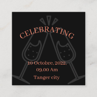 Celebrating invitation