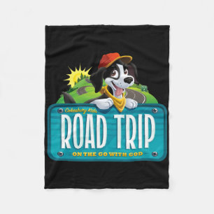 Celebrating Kids Road Trip On The Go With God Vbs Fleece Blanket