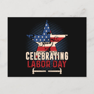 Celebrating Labor Day Postcard