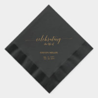 Celebrating Life | Elegant Script Memorial Funeral