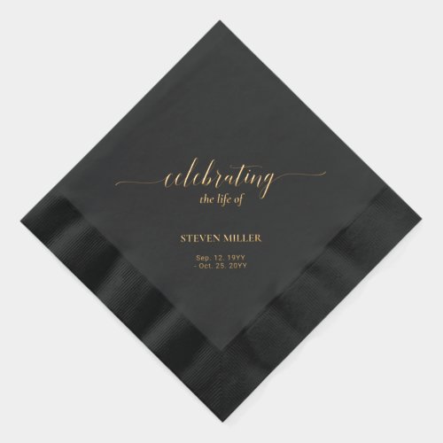 Celebrating Life | Elegant Script Memorial Funeral