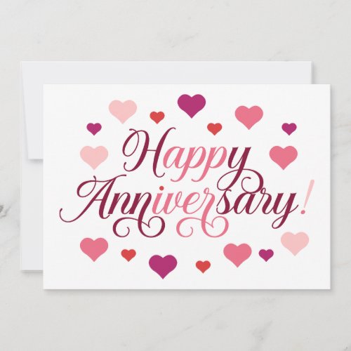 Celebrating Love Happy Anniversary Invitation