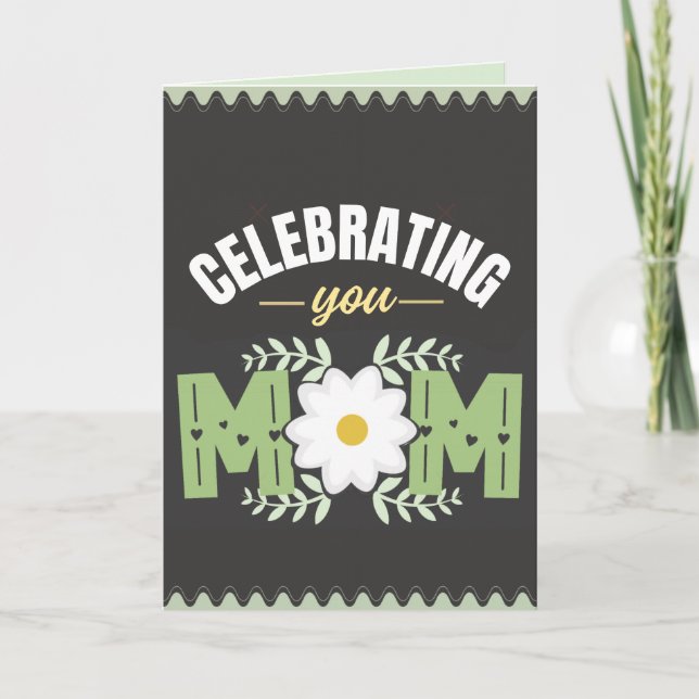 Celebrating Mom, Mother's Day Card (Front)