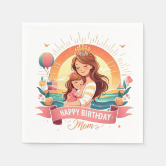Celebrating Mom's Special Day Napkins