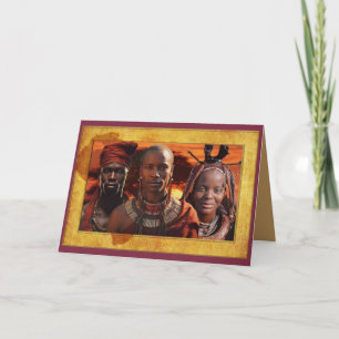 Celebrating Mother Africa Letterpress Thank You Card