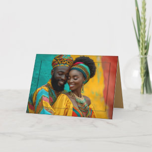 Celebrating Mother Africa Letterpress Thank You Card