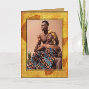 Celebrating Mother Africa Letterpress Thank You Card