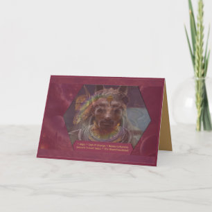 Celebrating Mother Africa Letterpress Thank You Card