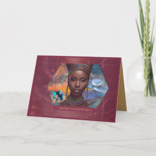 Celebrating Mother Africa Letterpress Thank You Card