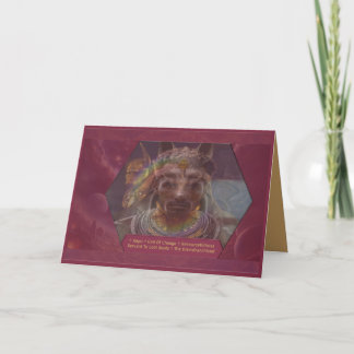 Celebrating Mother Africa Thank You Card