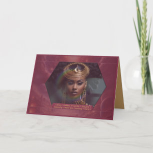 Celebrating Mother Africa Thank You Card