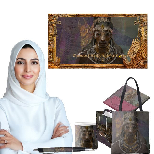 Celebrating Mother Africa With Anpu Pen (Get the full “Many Manifestations Of Anpu" collection at:  https://bit.ly/Love4Africa.)