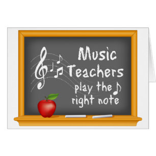 Celebrating Music Teacher Excellence Cards