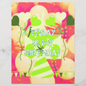 Celebrating My Joyous Birthday Blessings (Front)