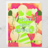 Celebrating My Joyous Birthday Blessings (Front/Back)