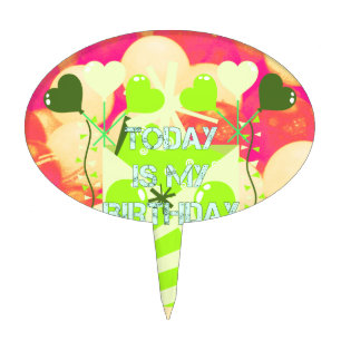 Celebrating My Joyous Birthday Blessings Cake Topper