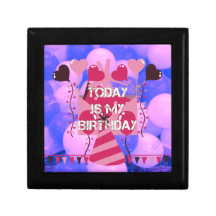 Celebrating My Joyous Birthday Blessings Keepsake Box