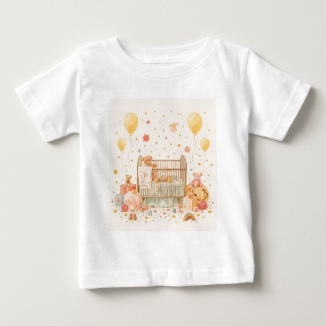 celebrating new baby baby T-Shirt (Front)
