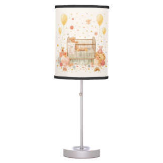 celebrating new baby table lamp