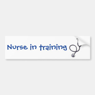 Celebrating nursing and medicine bumper sticker