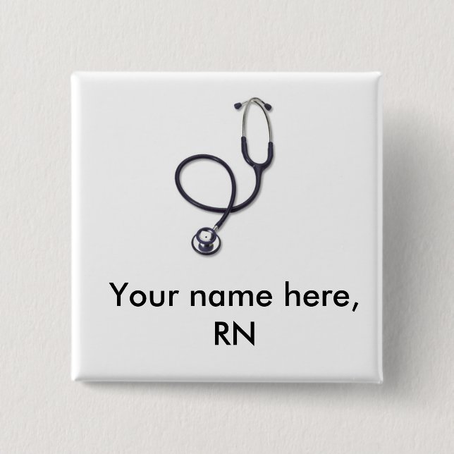 Celebrating nursing and medicine button (Front)