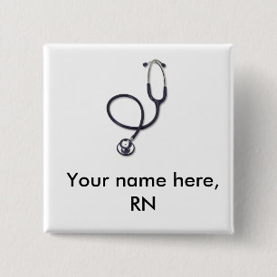 Celebrating nursing and medicine button