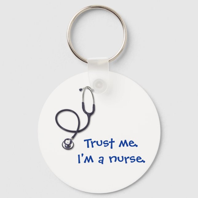Celebrating nursing and medicine keychain (Front)