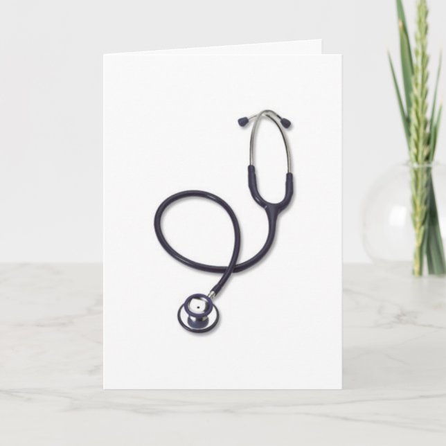 Celebrating nursing and medicine thank you card (Front)