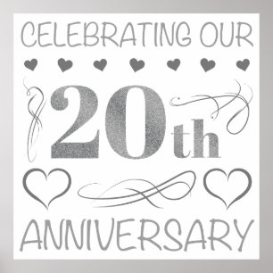 Celebrating Our 20th Anniversary Poster