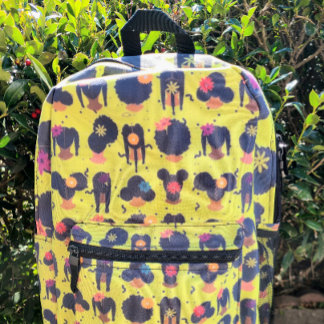 Celebrating Our Hair Style and Textures Printed Backpack