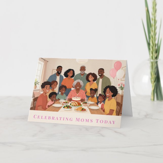 Celebrating Our Mother's Day Card (Front)