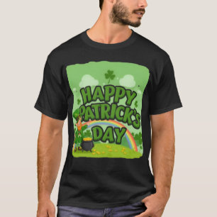 Celebrating Patrick's Day A Festive Green Journey T-Shirt