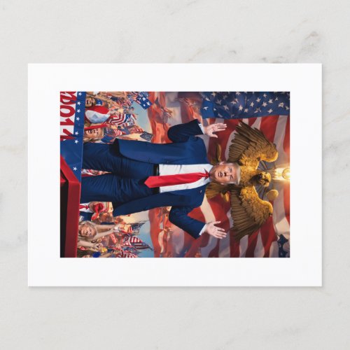 Celebrating Presidents Day with a MAGA Twist Don Postcard