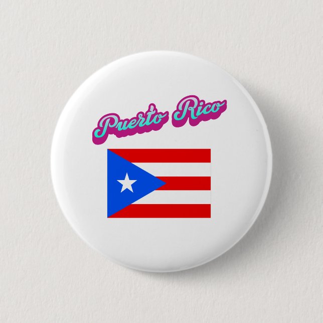 Celebrating Puerto Rico Button (Front)