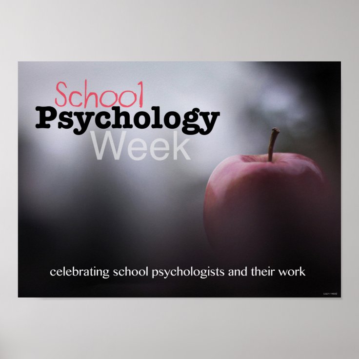 Celebrating School Psychology Week Poster Zazzle